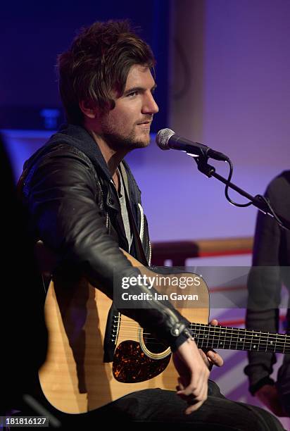 Mark Prendergast from Kodaline performs on the From The Storehouse With Dermot Whelan show, which aired on RTE 2, ahead of this years Arthur's Day...