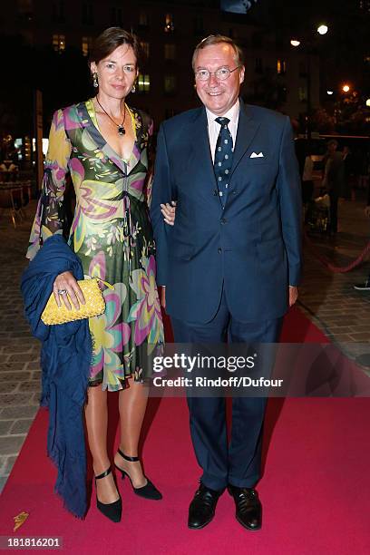 Prince Jean Of Luxembourg and his wife Countess Diane de Nassau attend the 'IFRAD' Gala at Cirque D'Hiver In Paris on September 25, 2013 in Paris,...