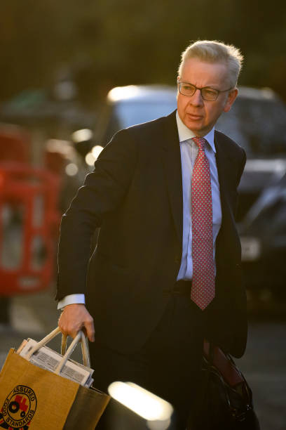 GBR: Leveling-up Secretary Michael Gove Appears At The COVID-19 Inquiry