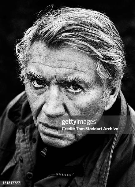 Photographer Don McCullin photographed at dawn near Hadrian's Wall in Northumberland. McCullin is internationally known as a photojournalist and...