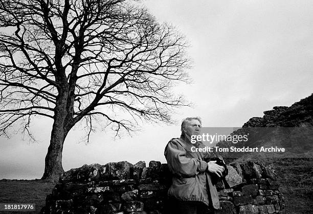 Photographer Don McCullin photographed at dawn near Hadrian's Wall in Northumberland. McCullin is internationally known as a photojournalist and...