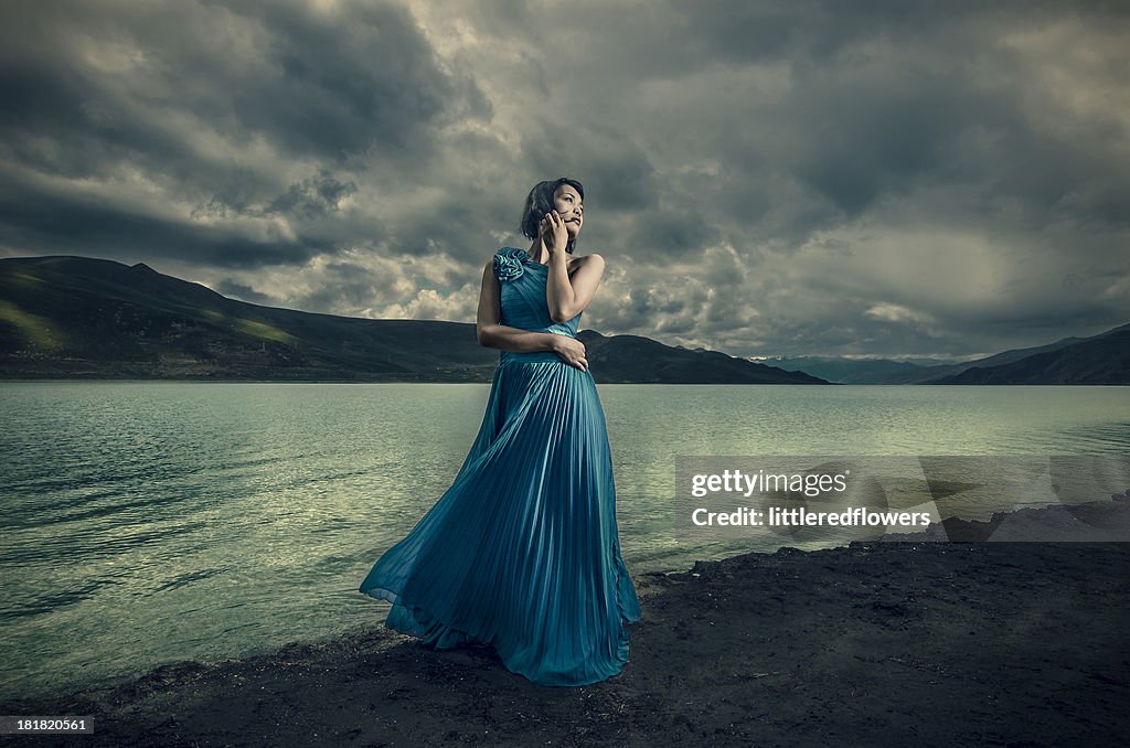 Yamdrok Tso lake