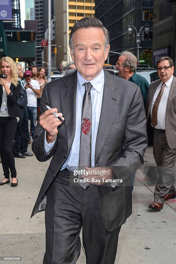 Celebrities Visit "Late Show With David Letterman" - September 25, 2013