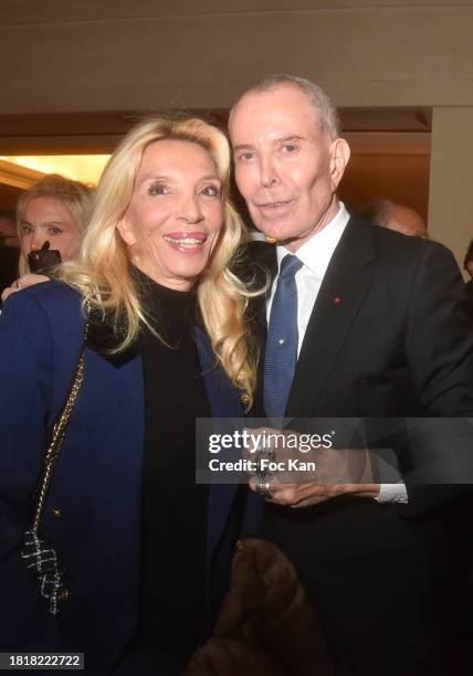 Sylvie Elias Marshall and Jean Claude Jitrois attend 29eme Gala de L’Espoir de la Ligue contre le cancer au Theatre des Champs Elysees on November...