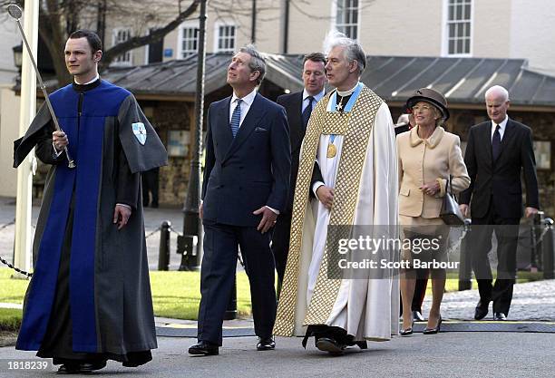 Britain's Prince of Wales, Prince Charles , arrives at Canterbury Cathedral as Rowan Williams is formally received as the 104th Archbishop of...