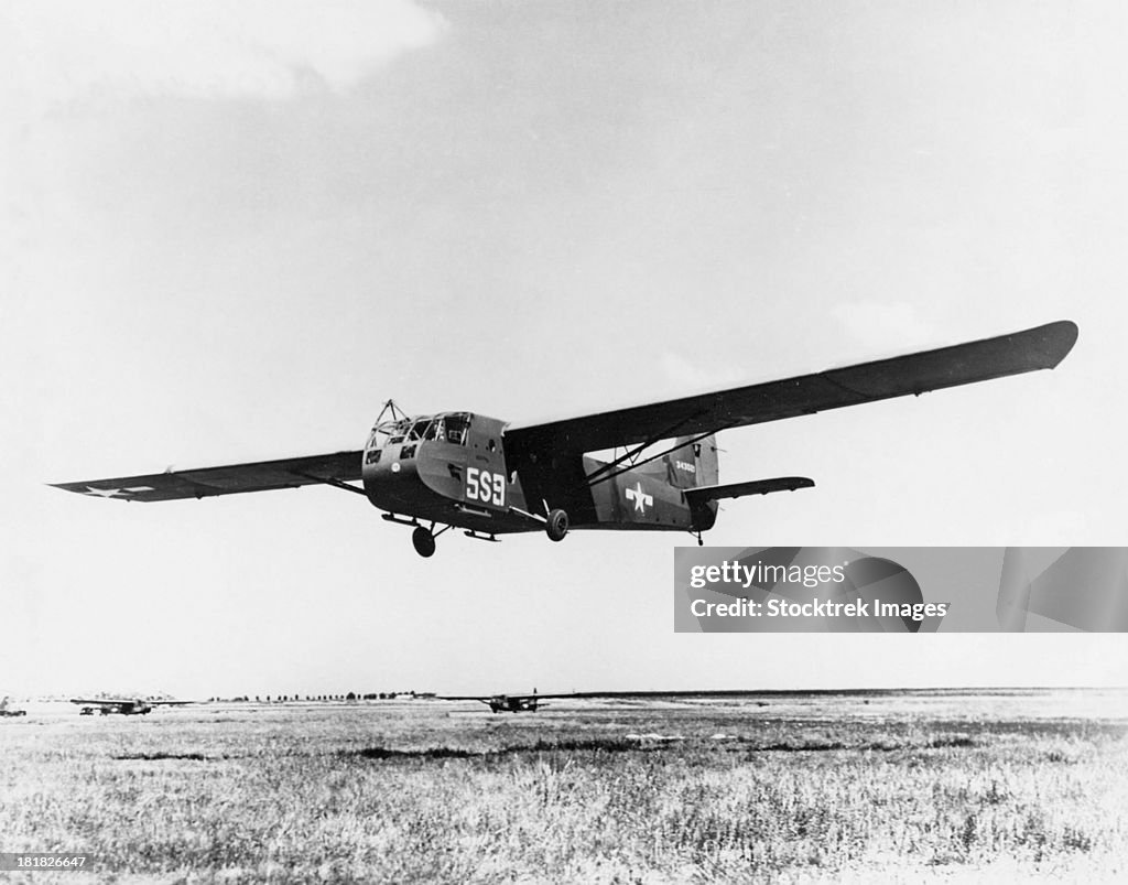 A U.S. Army Air Force Waco CG-4A glider.