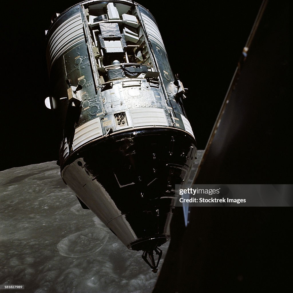 Apollo Command Module Side View View Of The Apollo 17 Command And Service Modules In Lunar Orbit High ...