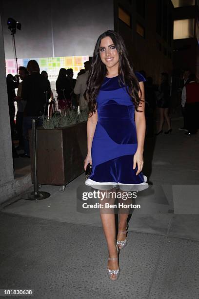 Caren Brooks of the Brooks Family Foundation attends the Art of Elysium Genesis Awards at Siren Studios on September 20, 2013 in Hollywood,...