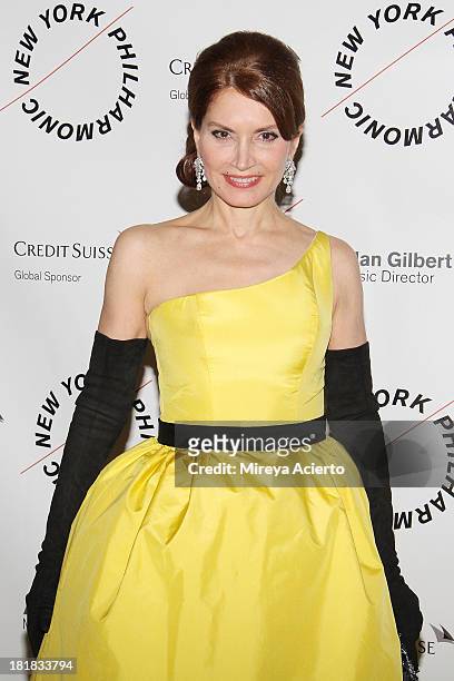 Jean Shafiroff attends the New York Philharmonic 172nd Season Opening Night Gala at Avery Fisher Hall, Lincoln Center on September 25, 2013 in New...