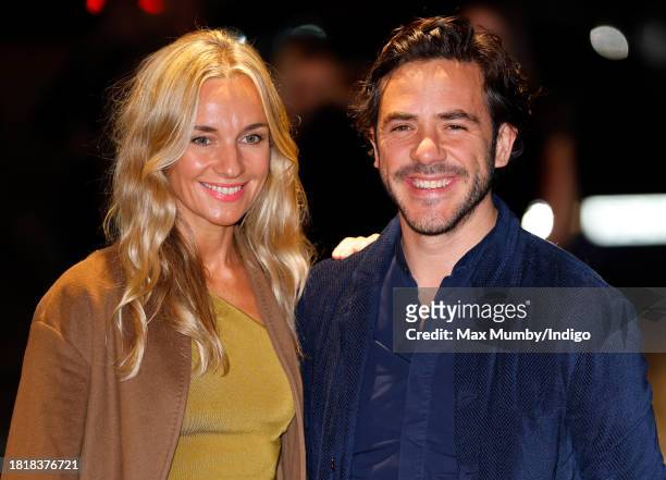 Jemma Powell and Jack Savoretti attend The Tusk Conservation Awards 2023 at The Savoy Hotel on November 27, 2023 in London, England. The annual Tusk...