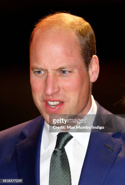 Prince William, Prince of Wales attends The Tusk Conservation Awards 2023 at The Savoy Hotel on November 27, 2023 in London, England. The annual Tusk...