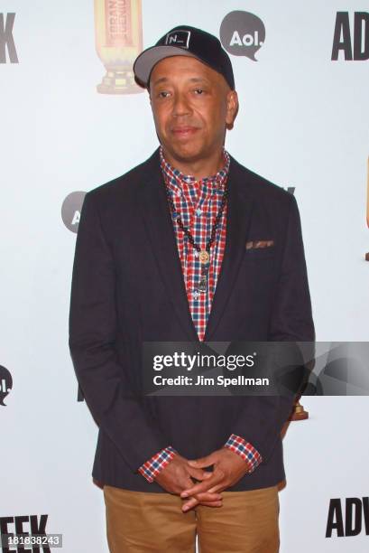 Co-Founder of Def Jam Records Russell Simmons attends 2013 ADWEEK Brand Genius Awards at Capitale on September 25, 2013 in New York City.