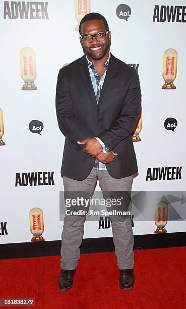 Comedian Baratunde Thurston attends 2013 ADWEEK Brand Genius Awards at Capitale on September 25, 2013 in New York City.