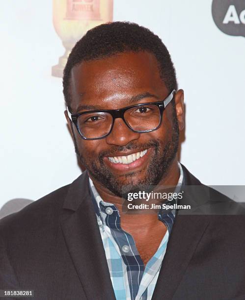 Comedian Baratunde Thurston attends 2013 ADWEEK Brand Genius Awards at Capitale on September 25, 2013 in New York City.