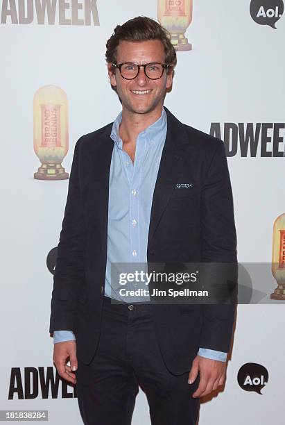 Co-Founder and Co-CEO at Warby Parker Dave Gilboa attends 2013 ADWEEK Brand Genius Awards at Capitale on September 25, 2013 in New York City.