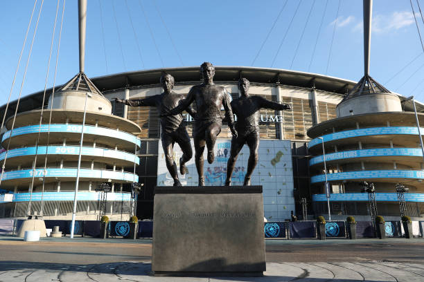 GBR: Manchester City Legends Statue Unveiling