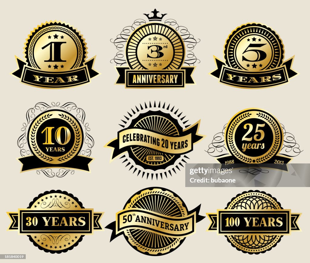 Golden Anniversary Badge Collection