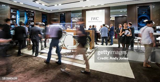 Booth during Day 2 of the Watches and Wonders 2013 exhibition of Haute Horlogerie on 26 September 2013 in Hong Kong.