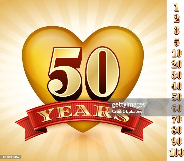 stockillustraties, clipart, cartoons en iconen met anniversary badges red and gold collection background - 30 39 jaar