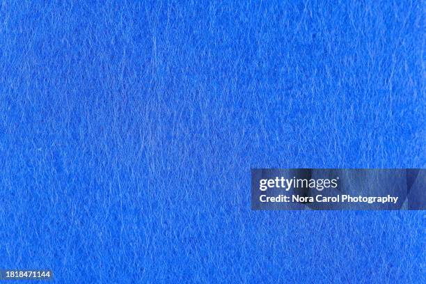 cobalt blue non woven felt fabric - blue felt stock pictures, royalty-free photos & images