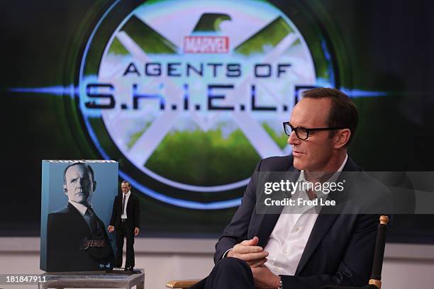 Clark Gregg of "Marvel's Agents of S.H.I.E.L.D" is a guest on "Good Morning America," 9/23/13, airing on the Walt Disney Television via Getty Images...