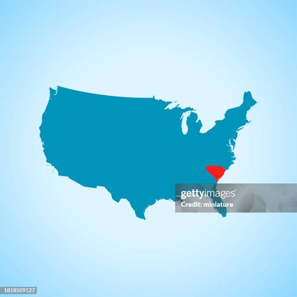 188 South Carolina Map Drawing Stock Photos, High-Res Pictures, and ...