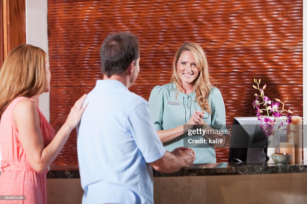 Reception desk