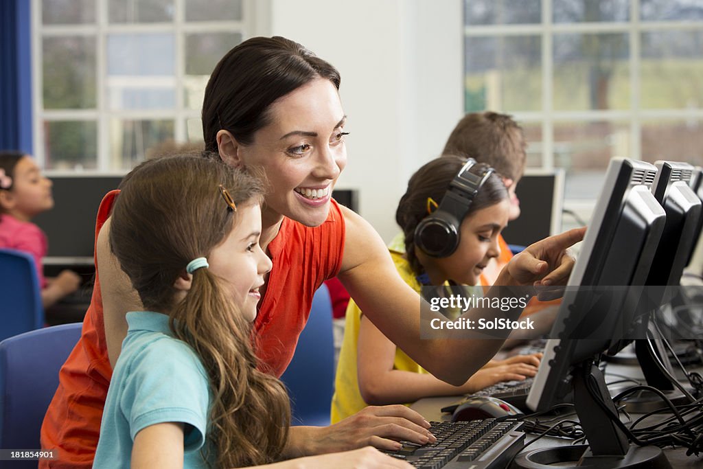 Computer Class At Preschool High-Res Stock Photo - Getty Images