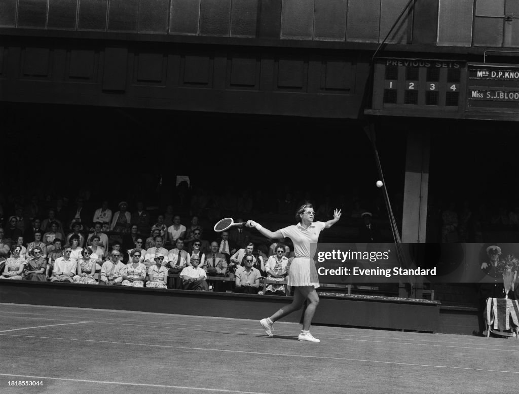Dorpthy Knode American tennis player Dorothy Knode competing in the Wightman Cup at ...
