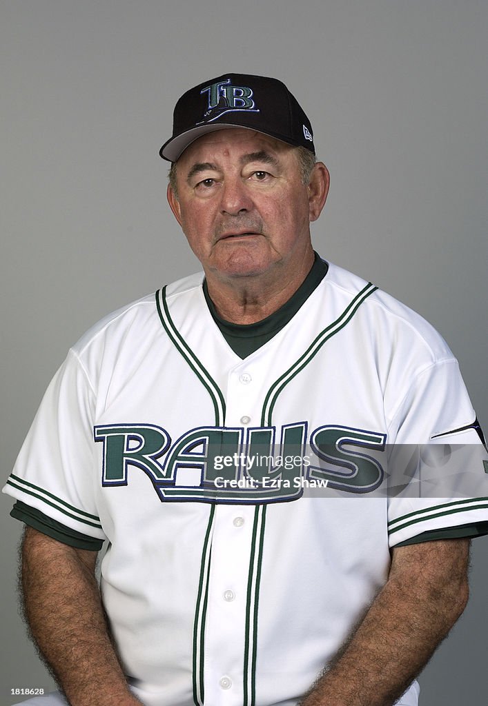 Lee Elia of the Tampa Bay Devil Rays poses for a portrait during the...  News Photo - Getty Images
