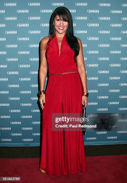 Boxer Mia St. John attends The Substance Abuse and Mental Health Services Administration's 2013 Voice Awards at Paramount Studios on September 25,...