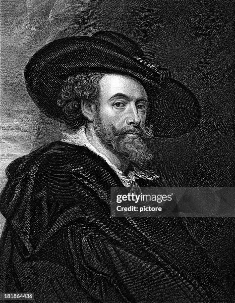 rubens - peter paul rubens painter stock illustrations