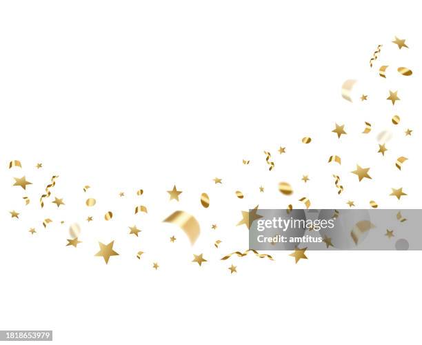stars flow - tinsel stock illustrations