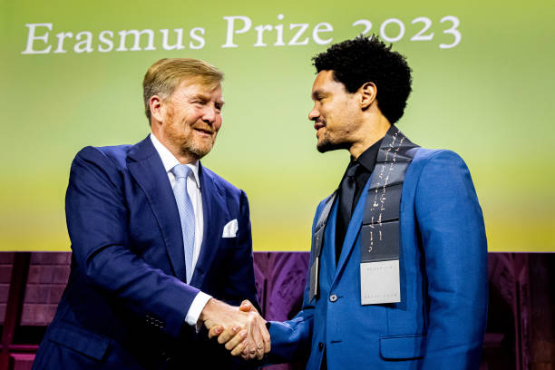 NLD: King Willem-Alexander Of The Netherlands Delivers The Erasmusprize To Trevor Noah