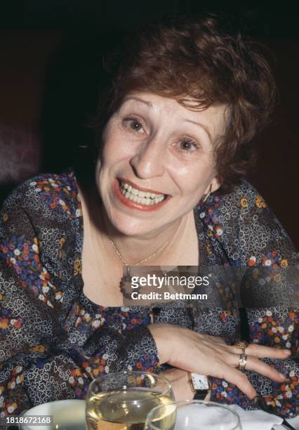 American actress Alice Ghostley in New York, August 12th 1978.