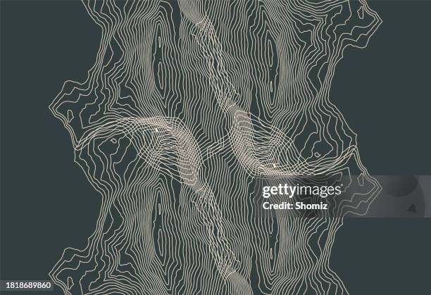 wave wireframe background - abstract forms stock illustrations