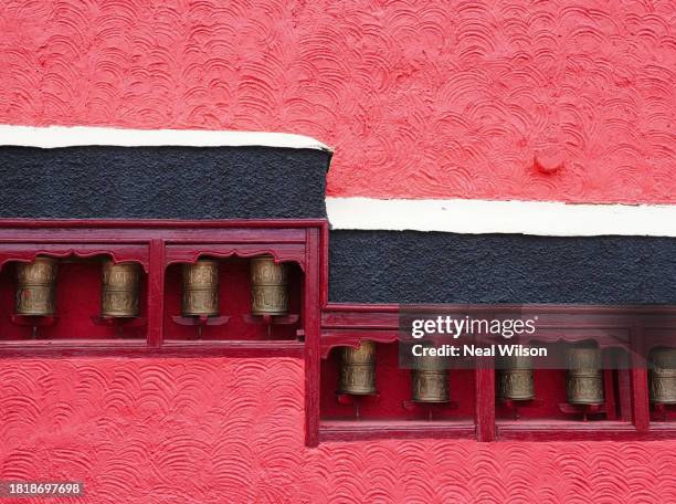 ladakh, india - monastery stock pictures, royalty-free photos & images