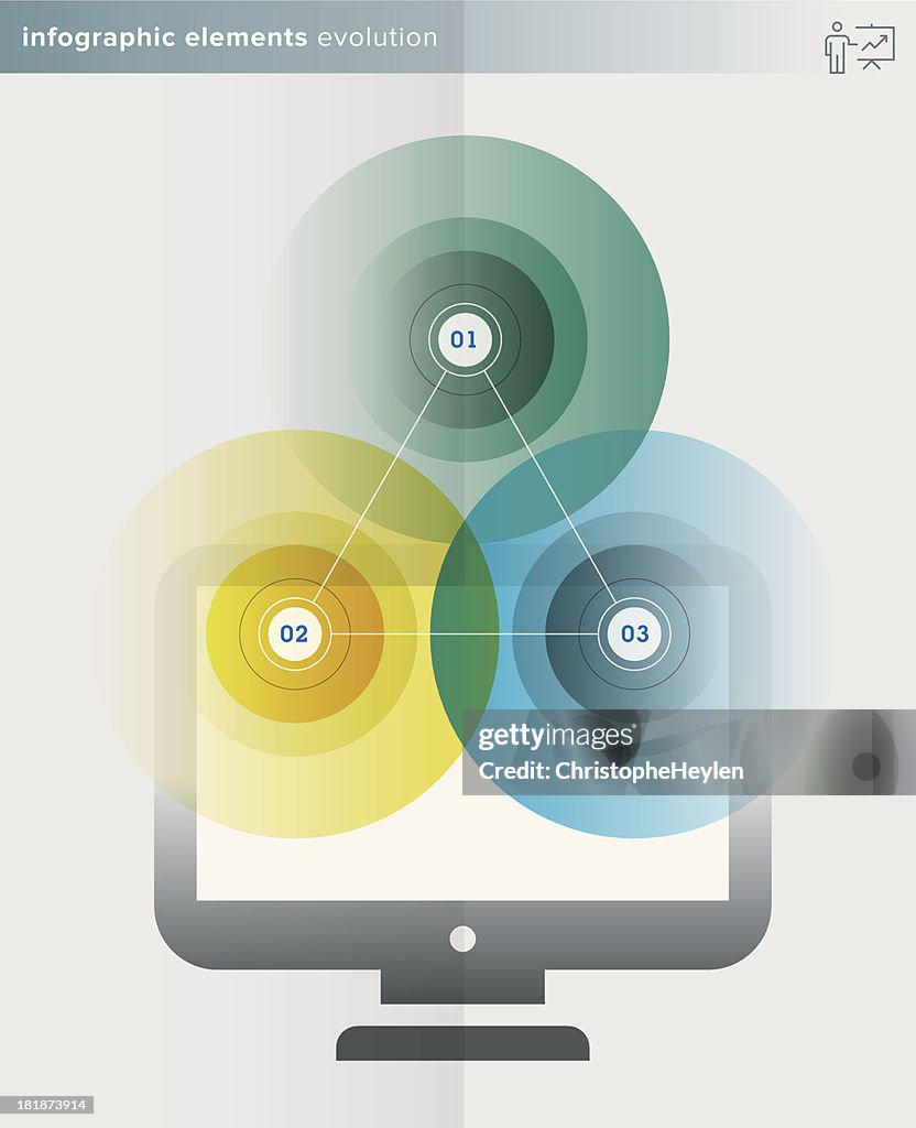 Infographics Elements Evolution Series Illustration High-Res Vector ...