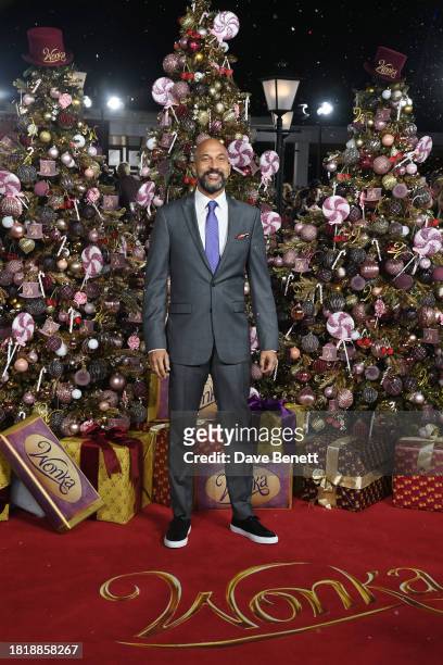 Keegan-Michael Key attends the World Premiere of "Wonka" at The Royal Festival Hall on November 28, 2023 in London, England.