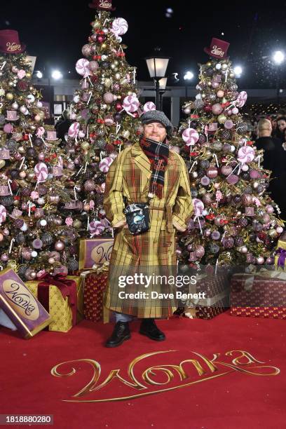 Leigh Francis aka Keith Lemon attends the World Premiere of "Wonka" at The Royal Festival Hall on November 28, 2023 in London, England.