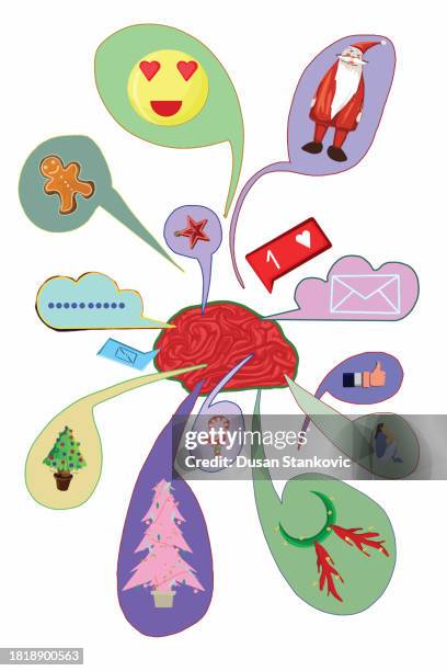 chat ai interaction - artificial intelligence abstract stock illustrations