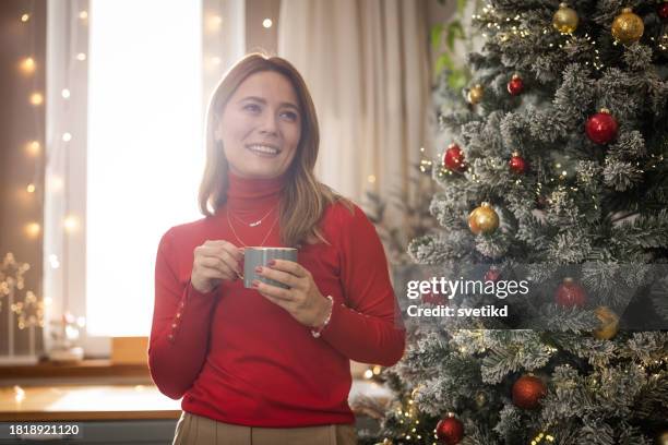 christmas joy at home - idyllic stock pictures, royalty-free photos & images