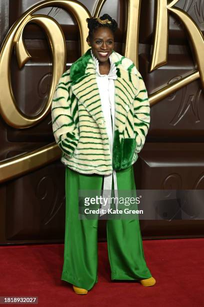 Sharon Duncan Brewster attends the "Wonka" World Premiere at The Royal Festival Hall on November 28, 2023 in London, England.