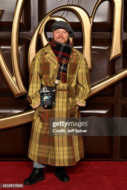 Leigh Francis attends the Warner Bros. Pictures World Premiere of "Wonka" at The Royal Festival Hall on November 28, 2023 in London, England.