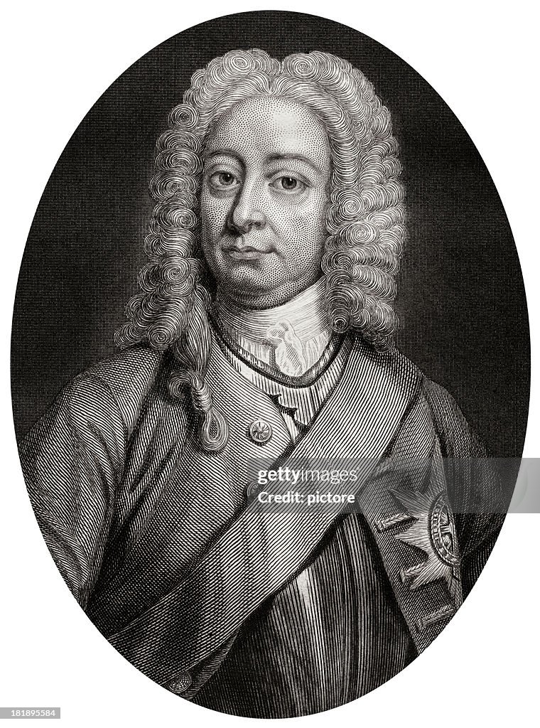George II King of Great Britain.