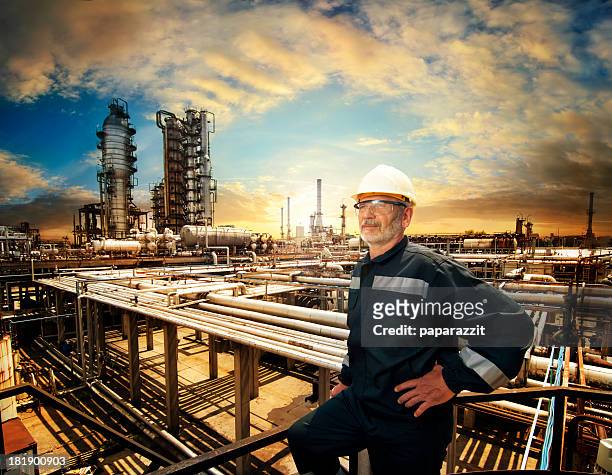 all is under control - oil refinery stock pictures, royalty-free photos & images