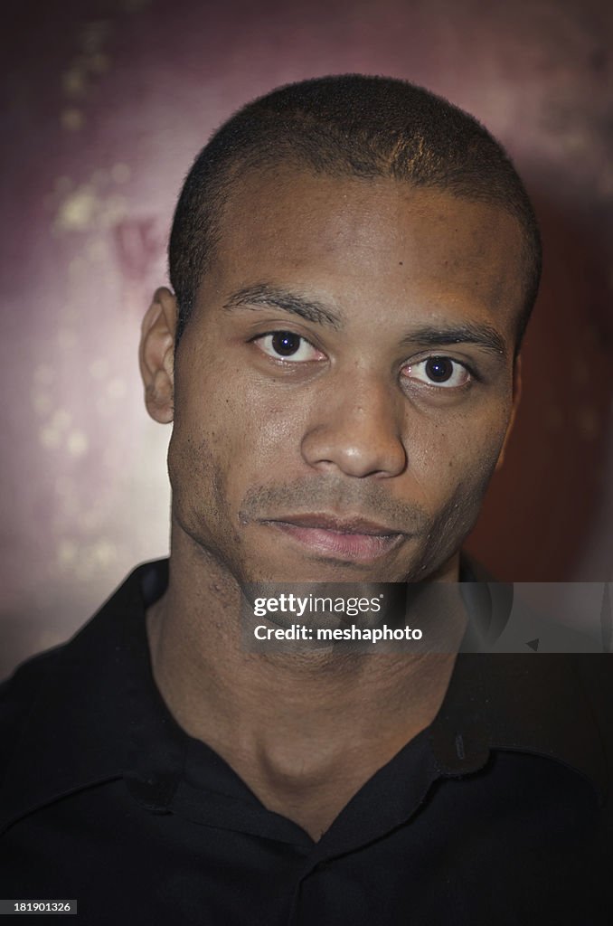 Portrait of Handsome African American Man