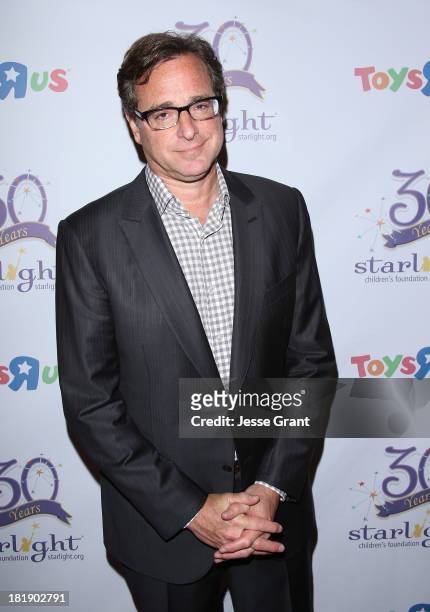 Actor Bob Saget attends The Starlight Children's Foundation's 30th Anniversary Gala at the Skirball Cultural Center on September 25, 2013 in Los...