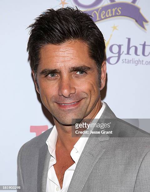 Actor John Stamos attends The Starlight Children's Foundation's 30th Anniversary Gala at the Skirball Cultural Center on September 25, 2013 in Los...