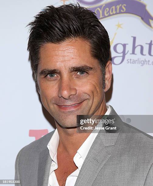 Actor John Stamos attends The Starlight Children's Foundation's 30th Anniversary Gala at the Skirball Cultural Center on September 25, 2013 in Los...